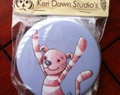 Striped Cat Pocket Mirror