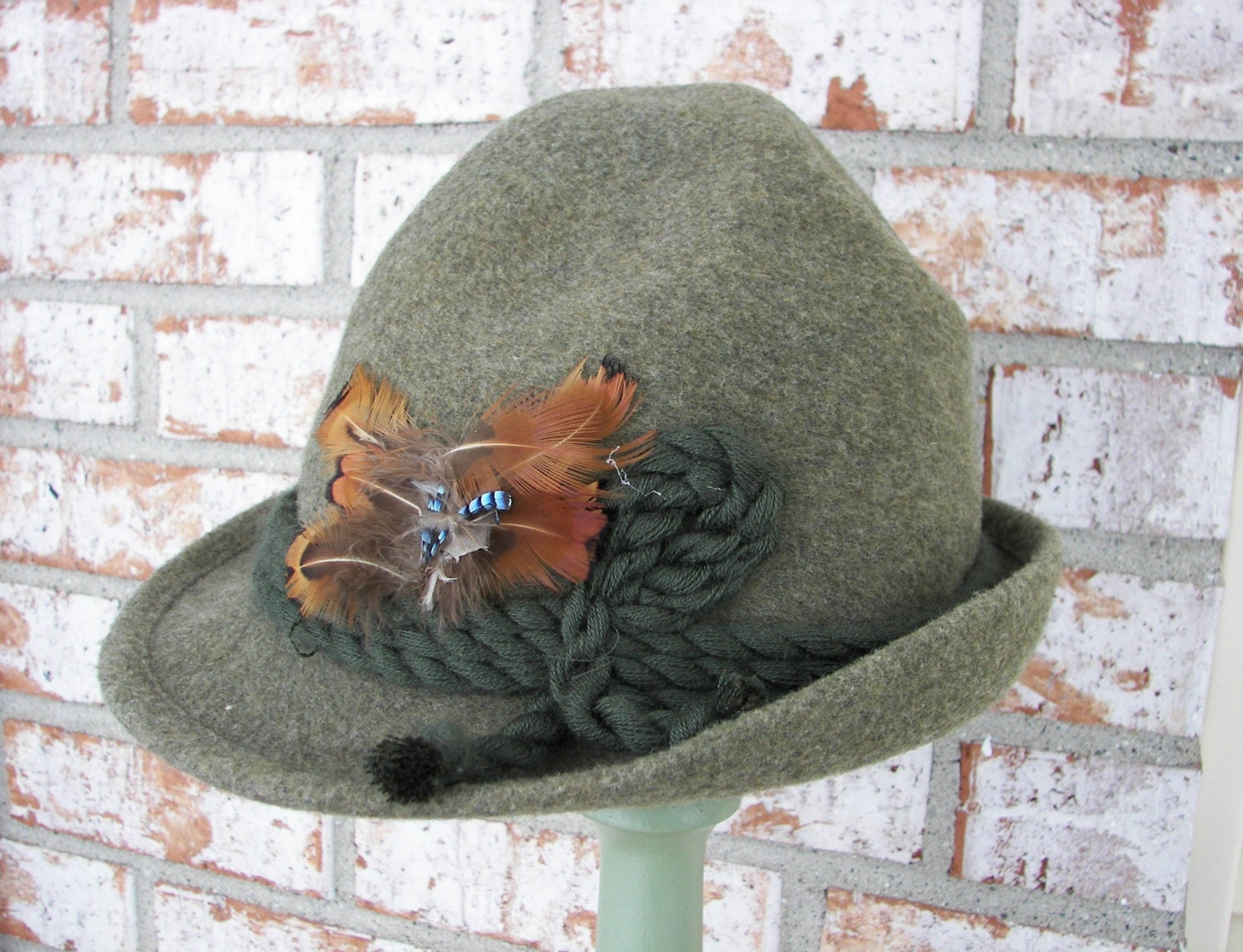 Vintage Mens Yodeler Lederhosen Hat Oktoberfest