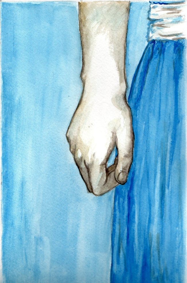 Hope Deferred Original watercolor 11in by 15in