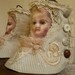Baby needs a new pair of shoes, Baby IS a new pair of shoes. Creepy Doll Decorated Spats - Gaiters - Boot or Shoe Covers