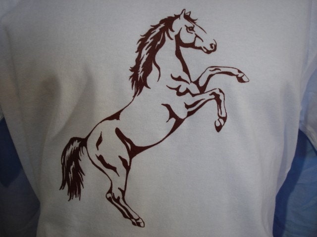 Horse rearing up Custom Designed TShirt