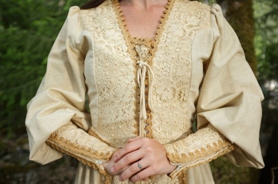 Gunne Sax Maiden Lace Mini Dress