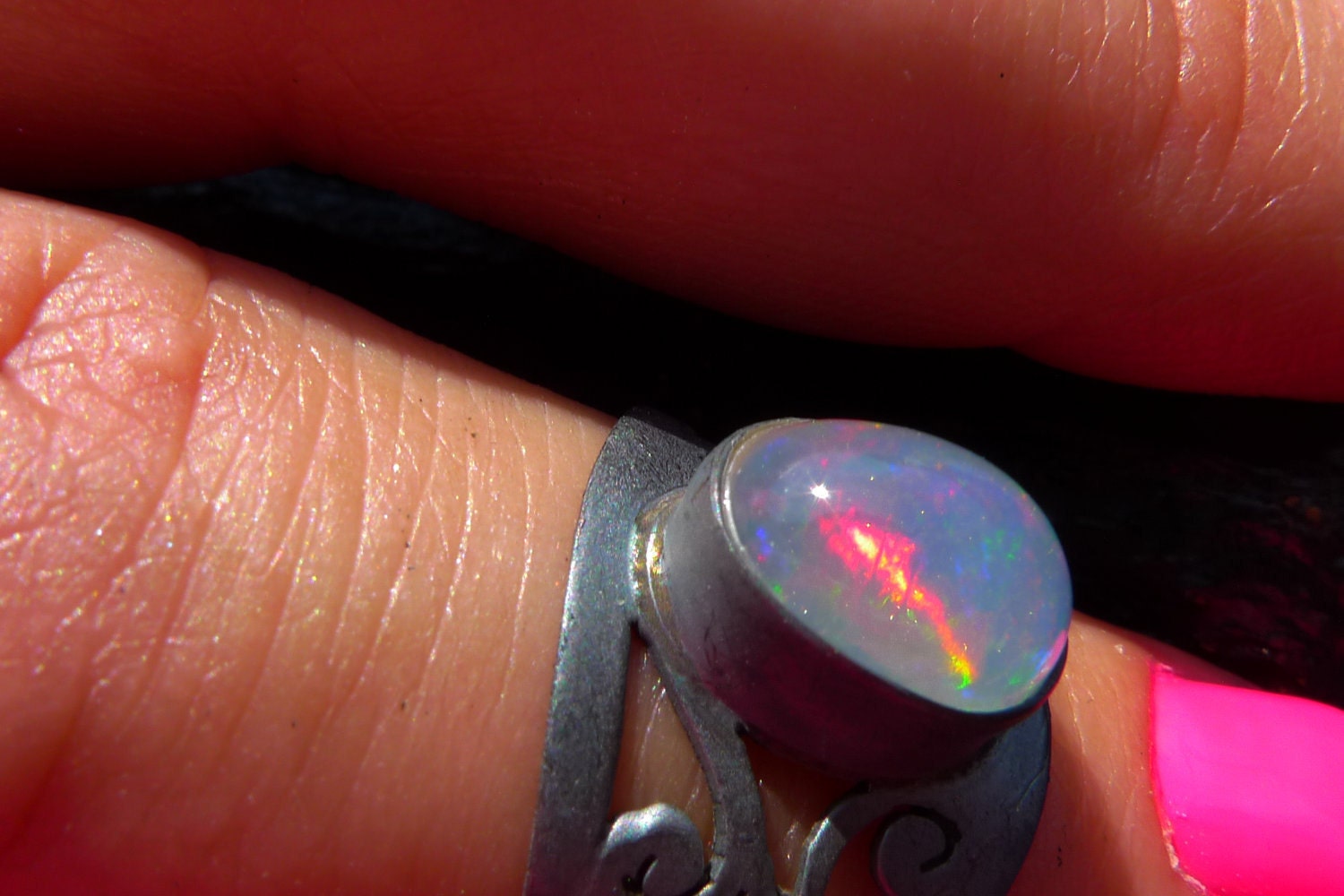 fire opal ring, Brazilian jewelry