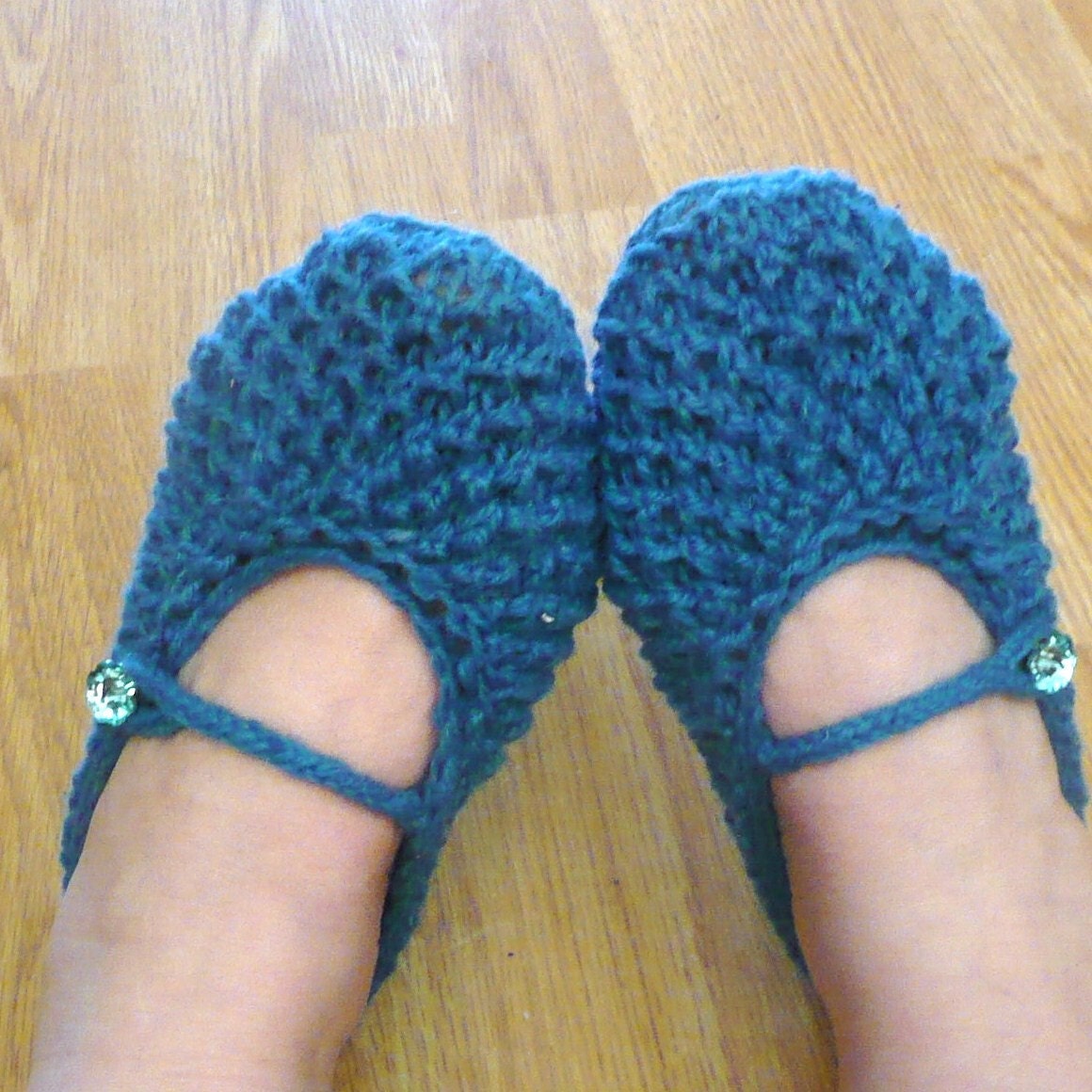 Free Knitting Patterns Mary Jane Slippers