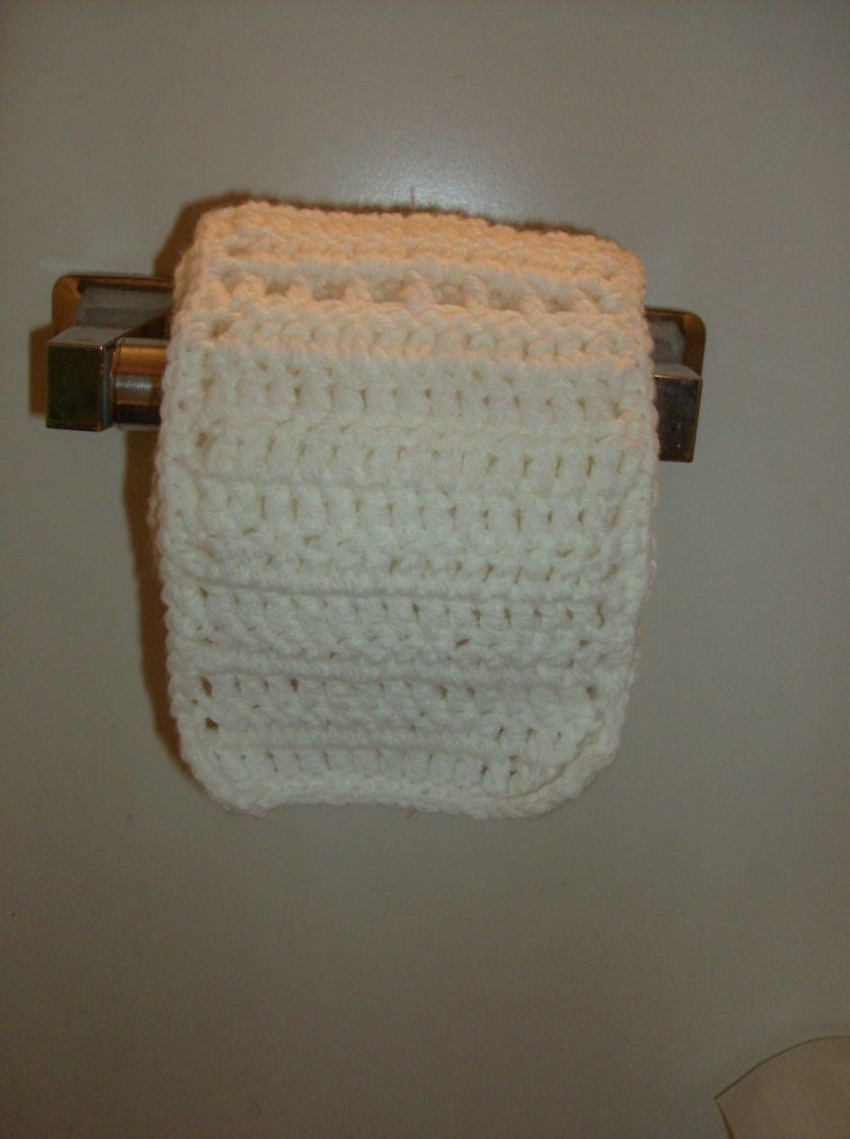 Crocheted Toilet Paper Scarf - Fun Gift