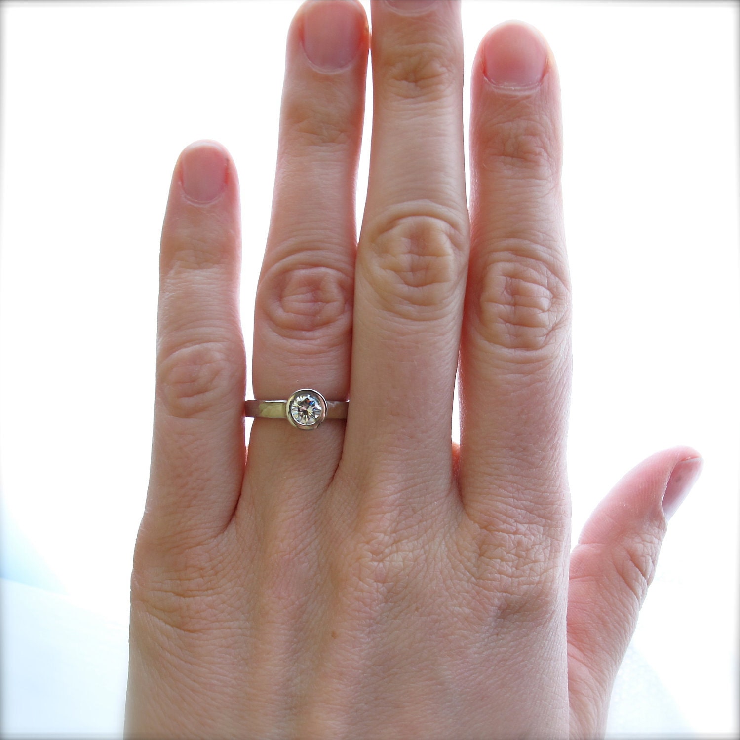 All Weather Ring, diamond and white gold engagement ring