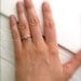 Spring Evening Ring, 14kt pink gold and diamond engagement solitaire