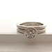Platinum Pacific Ring, diamond engagment ring with wedding band