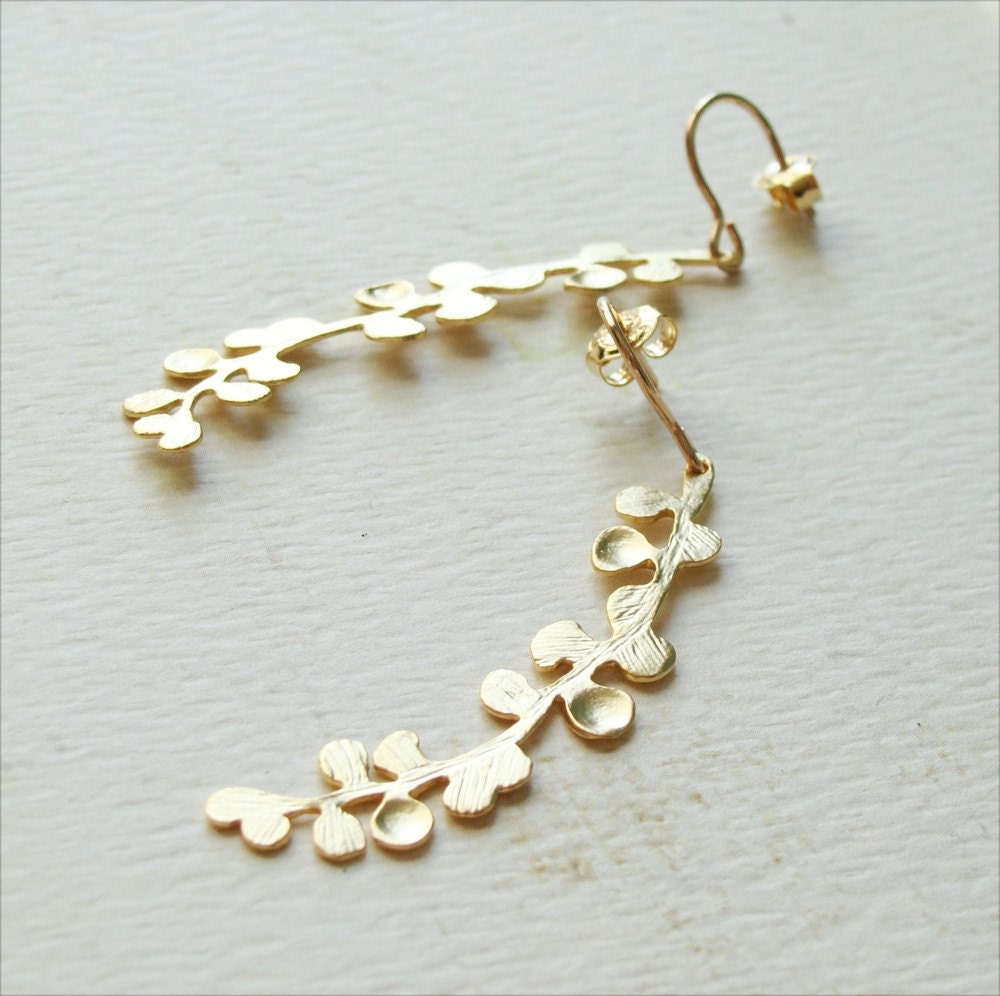 NEW 2010 COLLECTION - Branch and leaf Earring