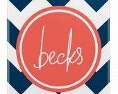 Personalized Chevron iphone case with name