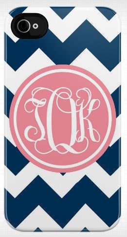 Personalized Chevron iphone case