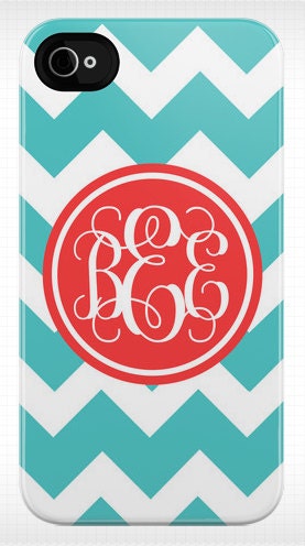 Personalized Chevron iphone case