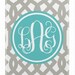 Personalized trellis iphone case