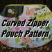 Shaped Zipper Clutch Template- PDF