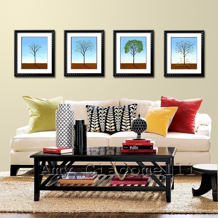 Winter, Spring, Summer, Fall -- Set of 4 --  8 x 10 Glossy Prints