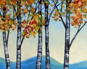 In the Trees -- ACEO - Signed Art Card Print