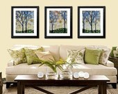 Forest at Midnight  -- Set of 3 --  8 x 10 Glossy Prints