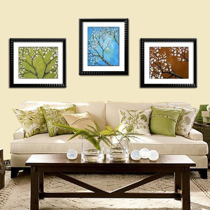 Set of 3 Cherry Blossom prints ... 3 8 x 10s...Read my shop announcement to see how you can win a FREE 8 x 10