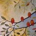 Five Birds -- ACEO - Signed Art Card Print