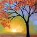 Print mounted on cradled birch panel, 8 x 10...ready to hang..."Here Comes the Sun" by Amy Giacomelli