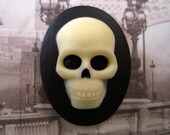40x30mm Front Profile Skull Cameo(1)-L502