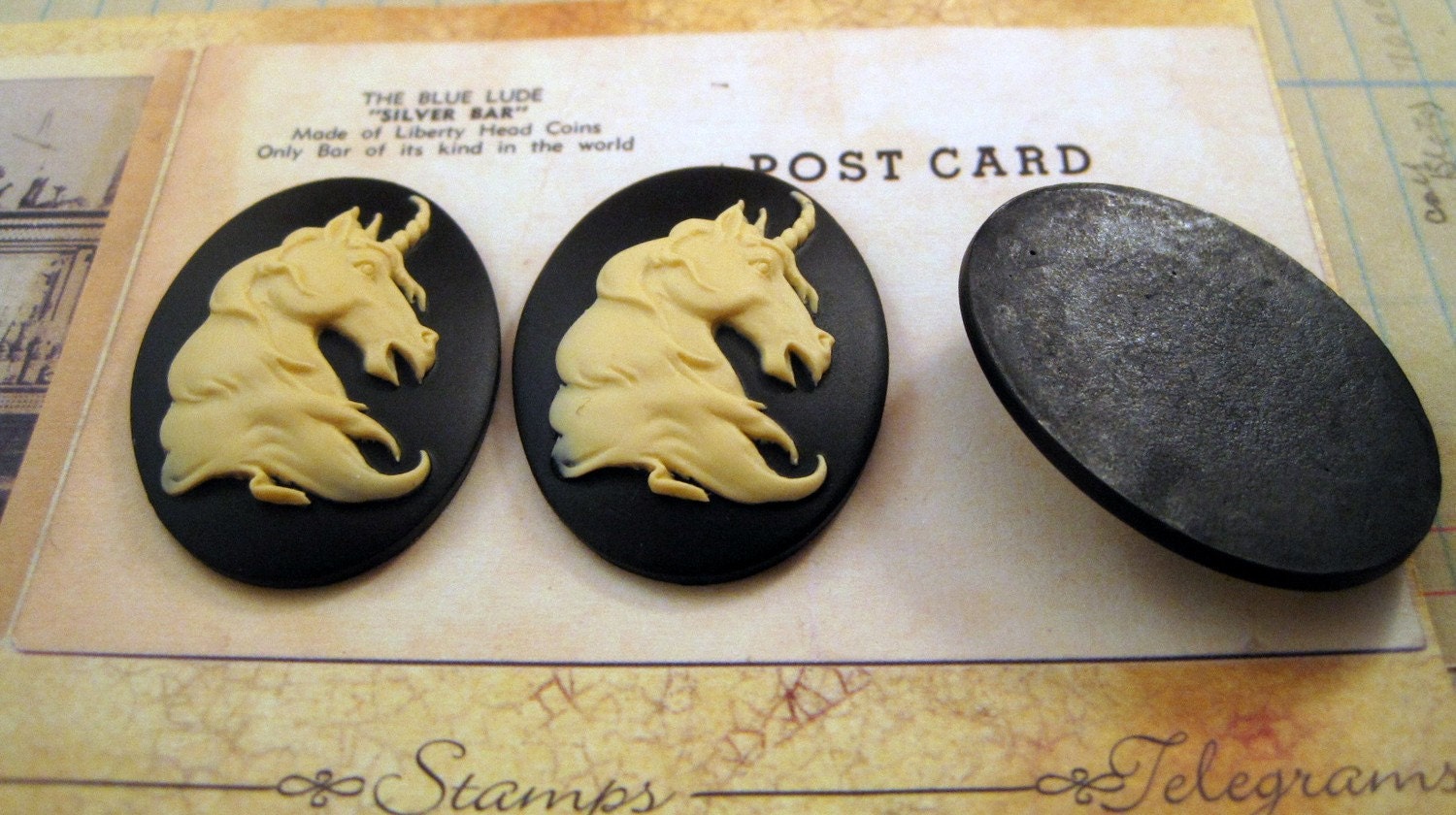 40x30mm Unicorn Cameo(3)-L545
