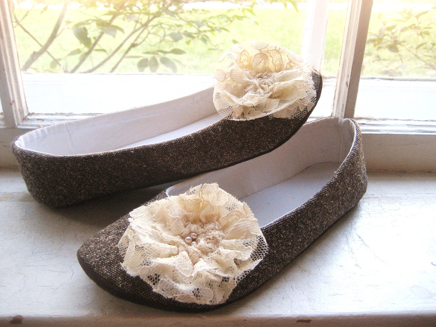 House Shoes, Slippers Women's sizes 6-11- Made to Order Custom Designed For You
