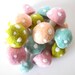 ON SALE - Needle Wool Felted 20 Pastel Toadstools Mushrooms -Home Decor - was 48 dollars now 35 dollars
