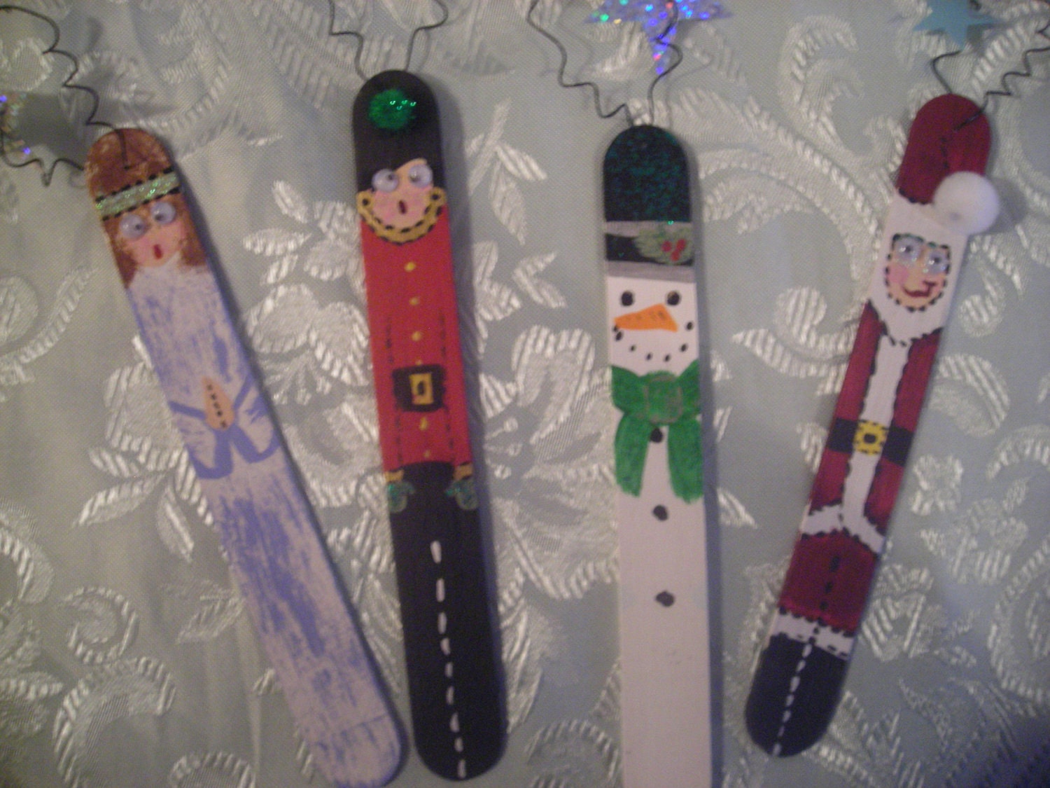 Christmas Stickmen Ornaments