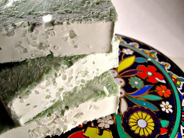 Lime Margarita Soap - Cold Process Soap - Dead Sea Salt