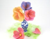 Heart Flower Wool Felting Craft Kit Sale