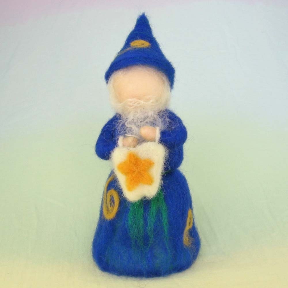 Tooth Wizard Wool Doll Needle Felted