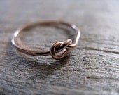 14k Rose Gold Fill Knot Ring