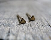 Gold Fill Triangle Post Earrings 3mm