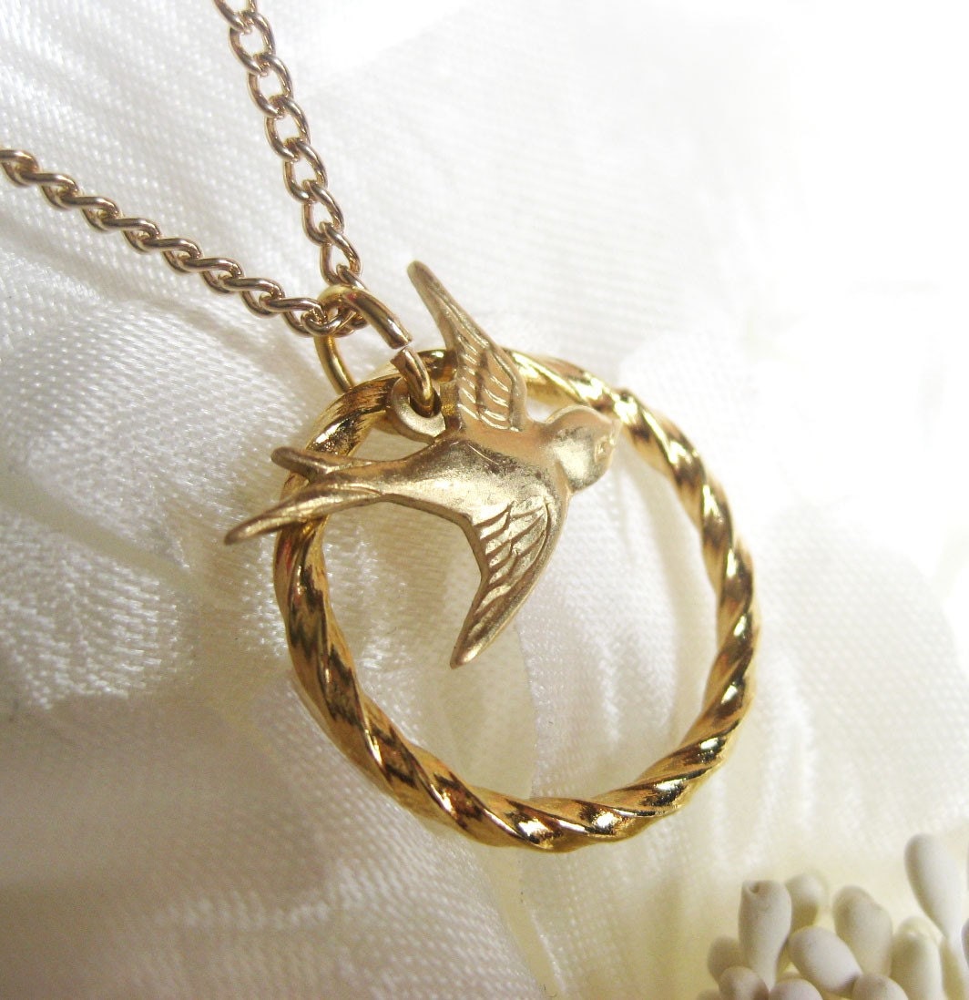 Golden Twist and Bird - Free Shipping