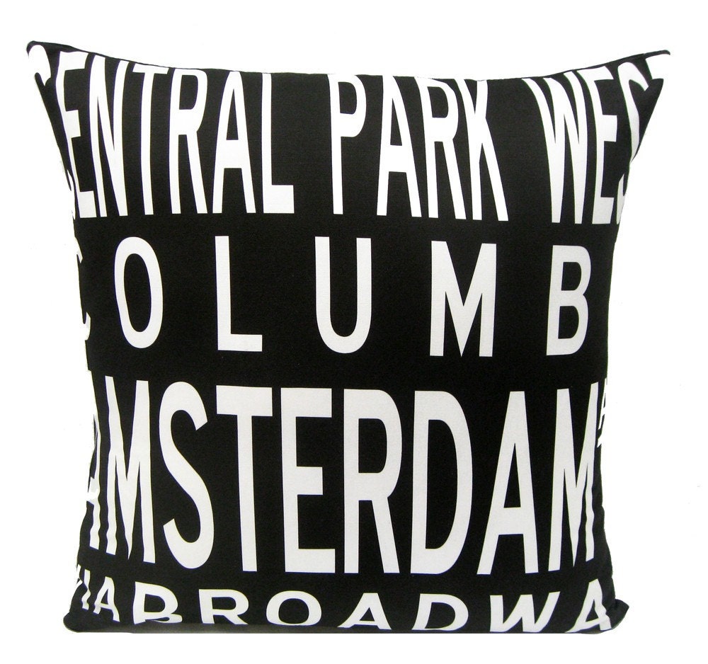 UPPER WEST SIDE-Ready to Ship- Destination Pillow