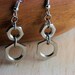 Geometric Earrings Dangles - Hardware Hexagon Nuts