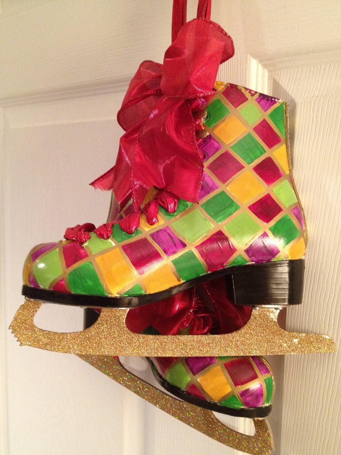 Hand Painted Ice Skates