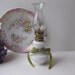Vintage Milk Glass Small Oil Lamp