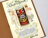 Advertisement Cook Book, The Cooks Book, KC Baking Powder