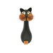 LONBORG\/Denmark\/Large Wooden Cat Figurine