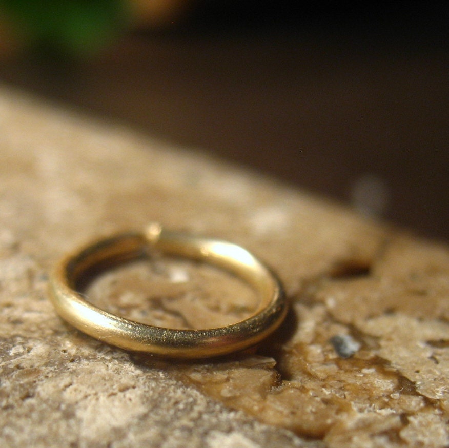 Hoop Earring Endless 14k Gold Filled SINGLE