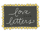 Love Your Letters Workshop