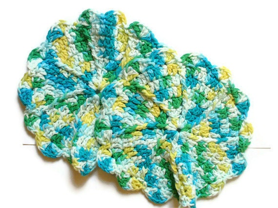 Pretty Pastel Dish Cloth Set