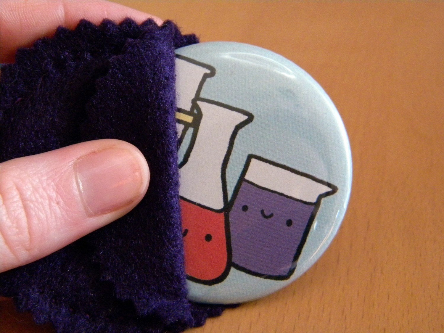Glassware Pocket Mirror