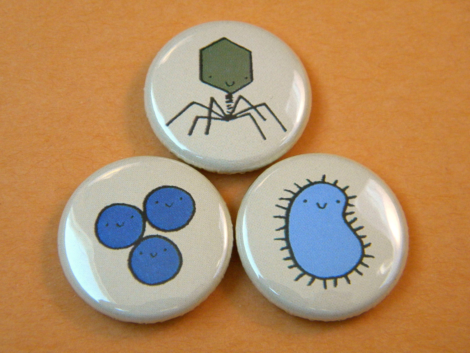 Microbe Button Set