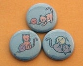 Yarn Kitties Button Set