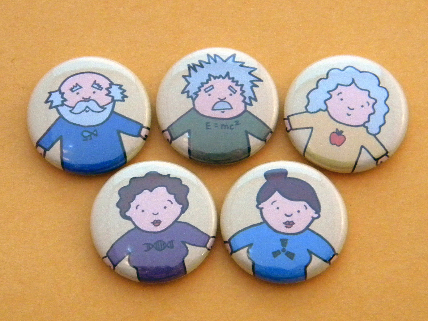 Famous Scientist Deluxe Magnet Set