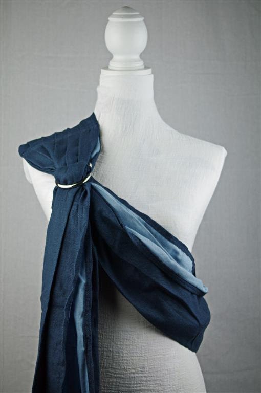 Reversible Quick Dry Ring Sling Blue Cotton