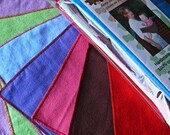 Earth Pads 10 Pack - Assorted Colours Reusable Cotton Menstrual Cloths